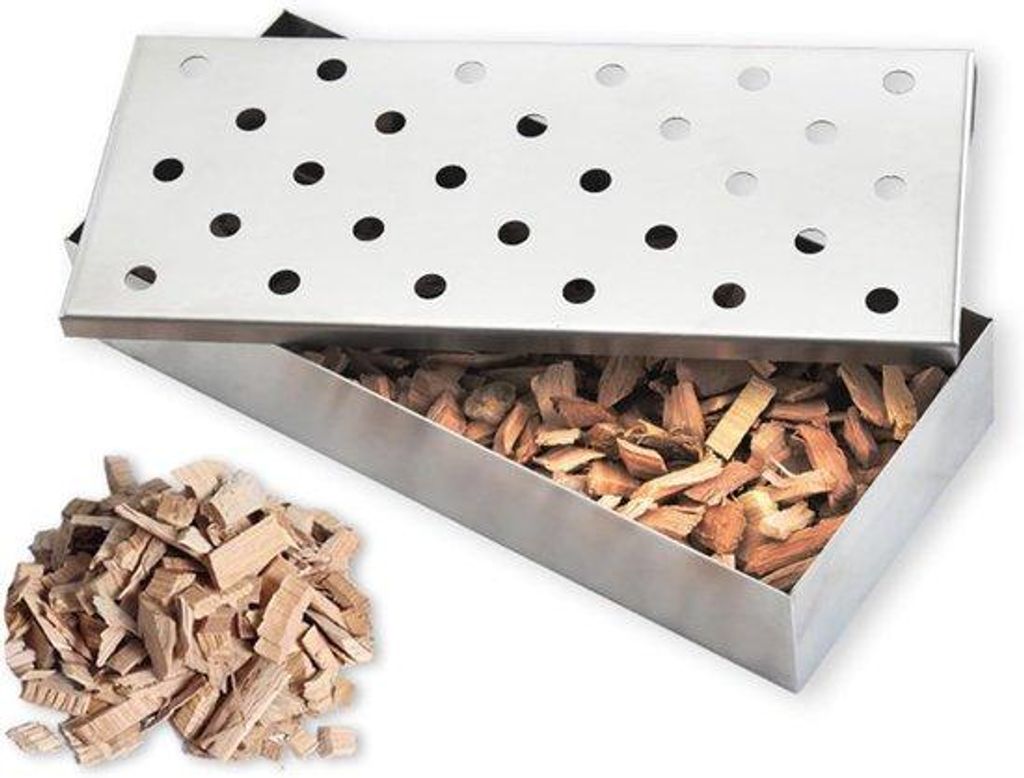 Rookbuis roestvrij staal koude rookgenerator grillrookoven voor houtskool en gasrokers