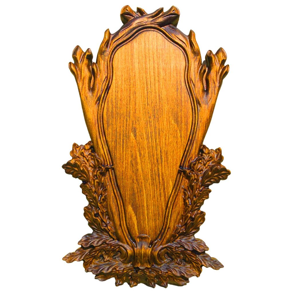 Ein Brett für eine Trophäe in Form eines Hirsches, Rehs, Bocks oder Damhirsches. rustic K1-16R