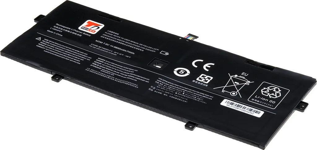 Batteria Ricambio Lenovo Yoga 910-13IKB 80VG 7.6V 74Wh T6 Power