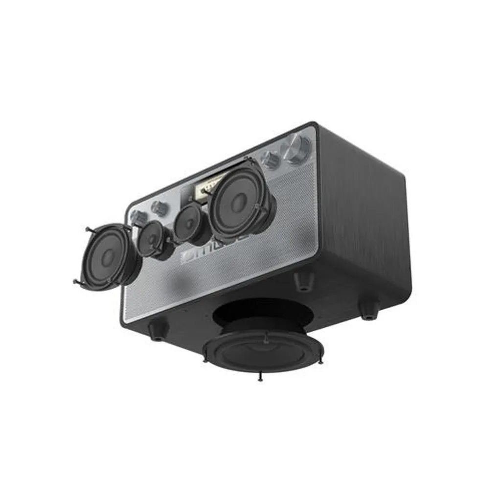 Muse M670BT Enceinte Bluetooth Noire Idéale pour Soirées et Usage Extérieur - 4