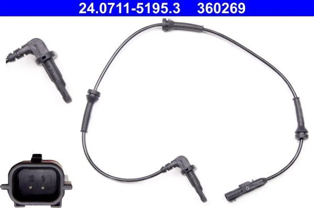 Capteur de roue Laguna pour réparation système ABS ATE OE 479100001N fiable