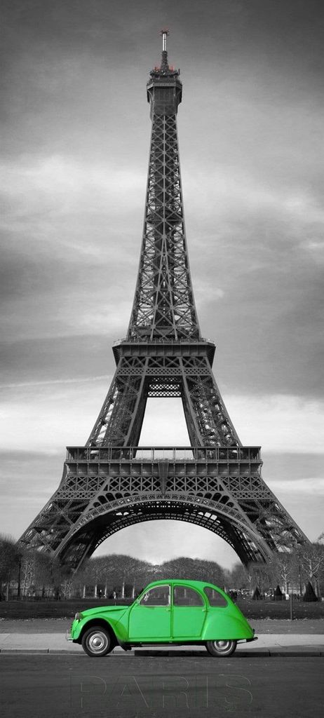 Papermoon Paris Vlies-Fotoanhänger 90x200cm.