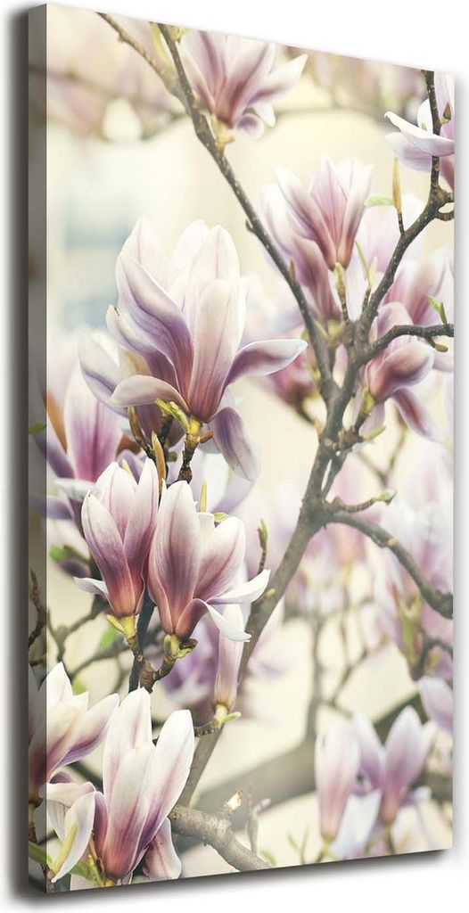 Tulup Leinwandbild - 70x140cm - Wandkunst - Drucke auf Leinwand - Leinwanddruck - Wohnzimmer Wanddekoration XXL - Wohnung Deko Kunstdrucke - Blum...