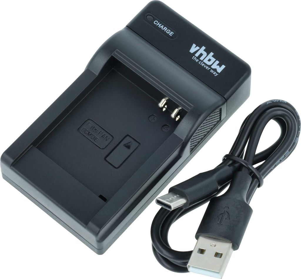 vhbw USB-C Ladegerät kompatibel mit Panasonic Lumix Produktbild 