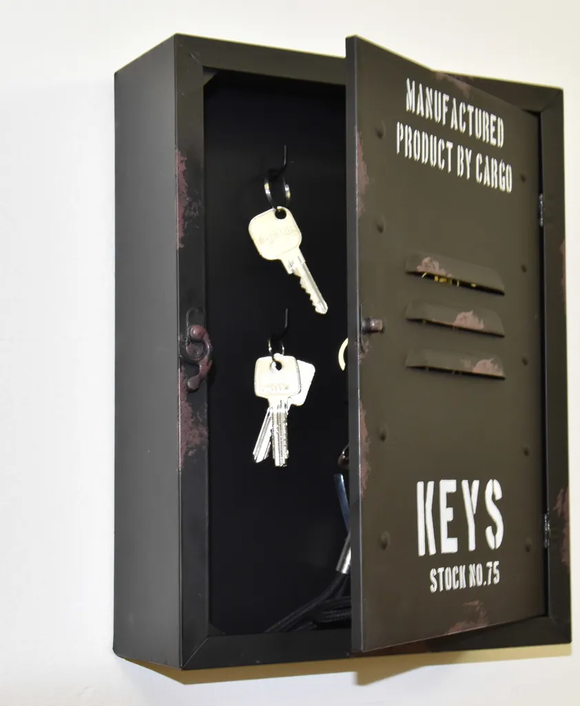 Boîte à clés en métal sécurisée avec code à 4 chiffres - Modèle Pro-K1 - 12