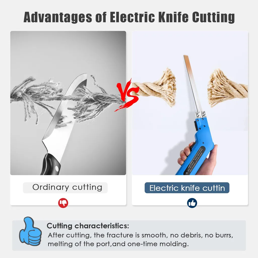 Coupe mousse 150W à chauffe rapide 500℃ et câble long 3m format EU - 5