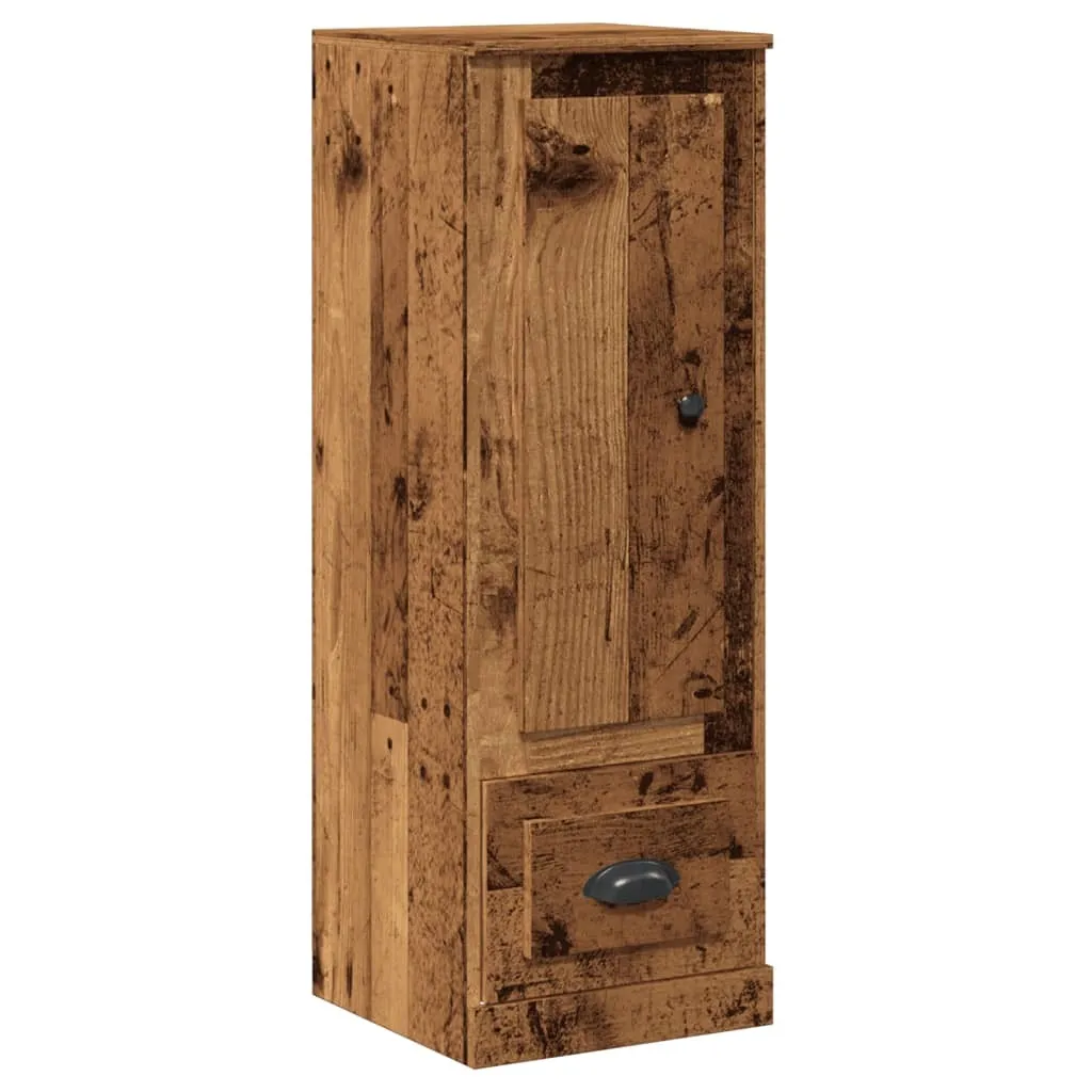 Credenza Legno Recupero 36cm | Mobile Salvaspazio Alta Qualità Industrial
