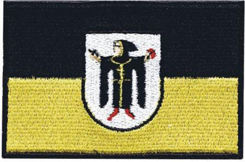 AUFNÄHER - Wappen - München - 00336 - Gr. ca. 8,5 x 5,5 cm - Patches Stick Applikation