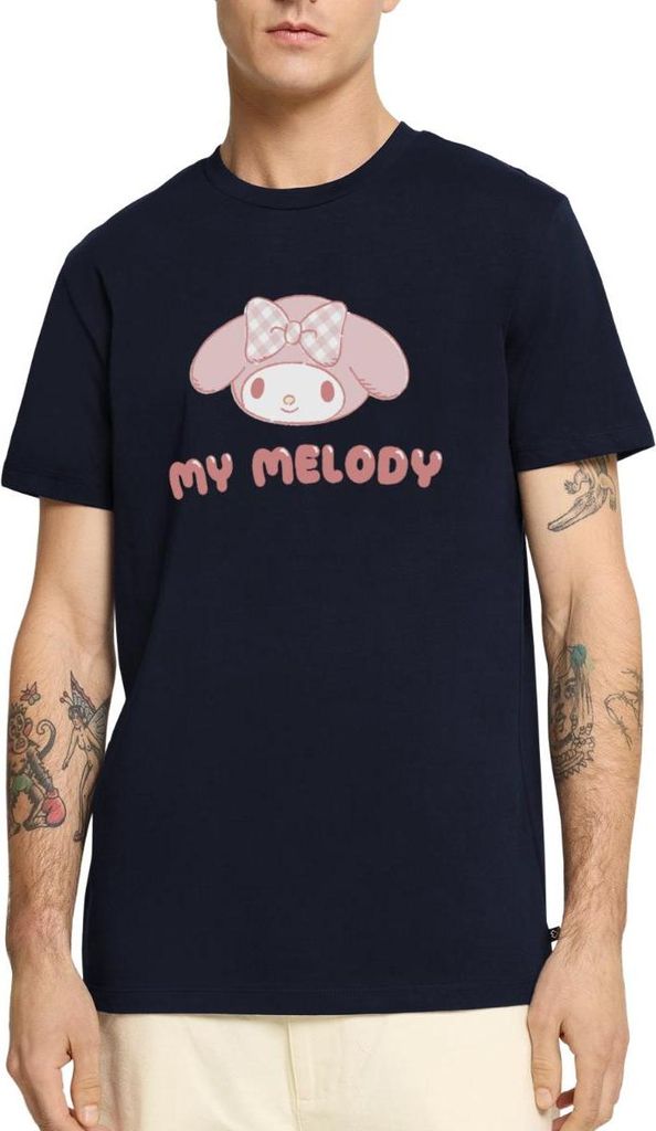 Spreadshirt My Melody Portrait Männer Premium T-Shirt, S, Navy