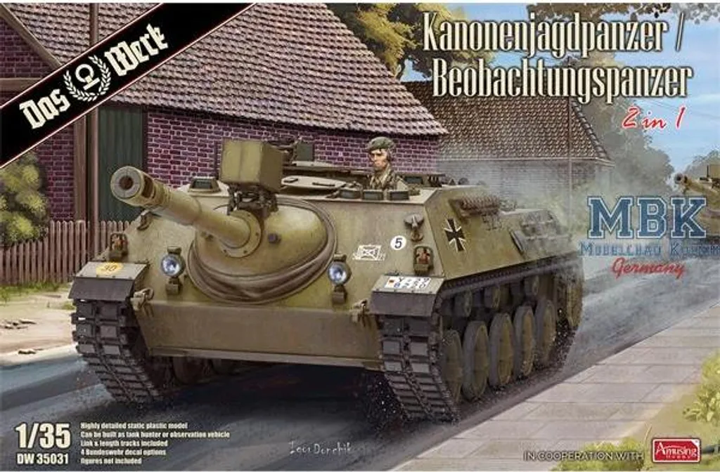Réalisme Historique : Maquette Chasseur de Chars 90mm Das Werk DW35031