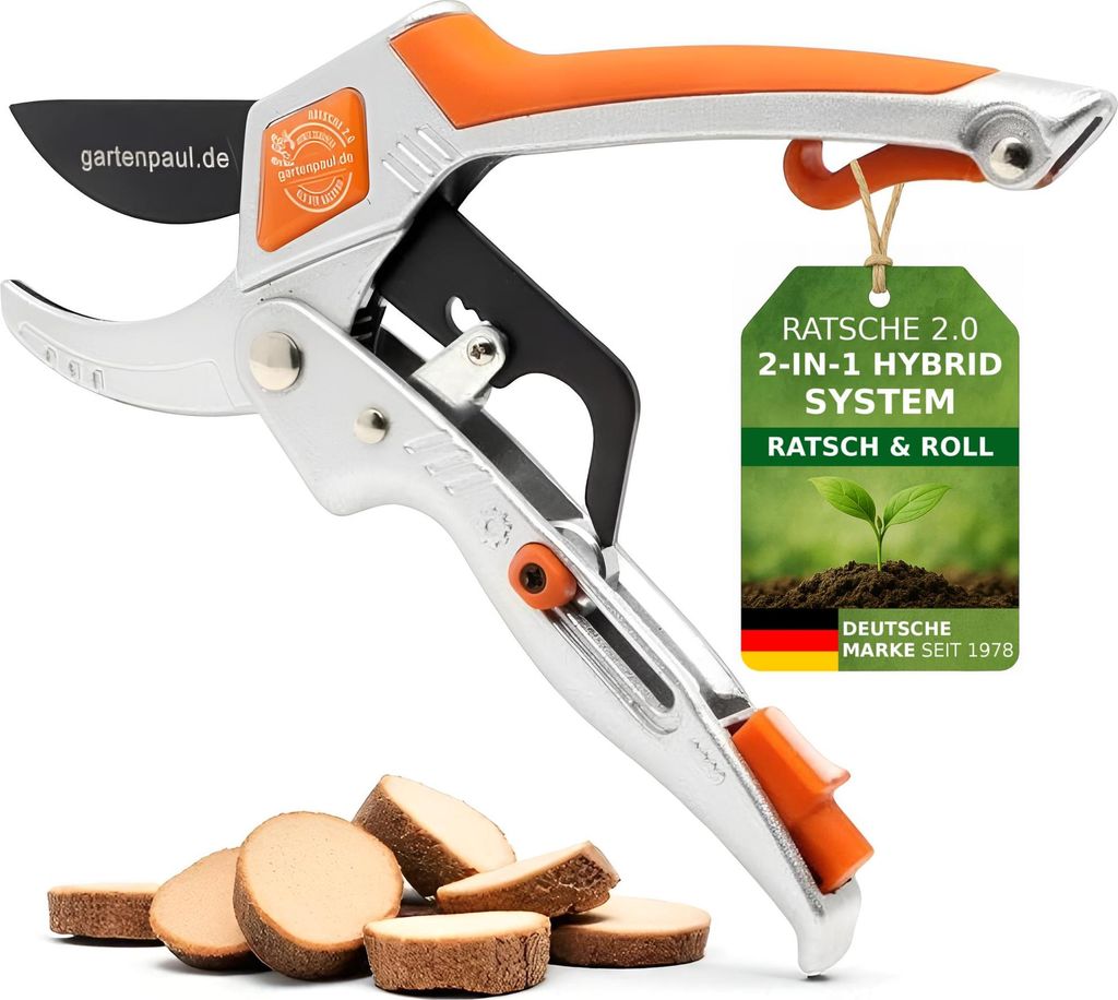 Gartenschere Ratsche 2.0, Profi Ratschengartenschere, Produktbild 