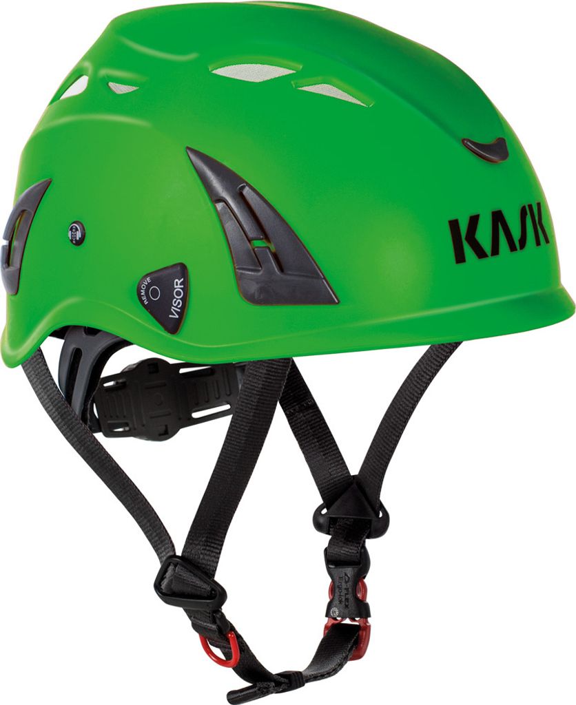 KASK Plasma AQ Schutzhelm, Industriekletterhelm - Arbeitsschutzhelm, Drehrad, Sanitized, EN397 Farbe:hellgrün