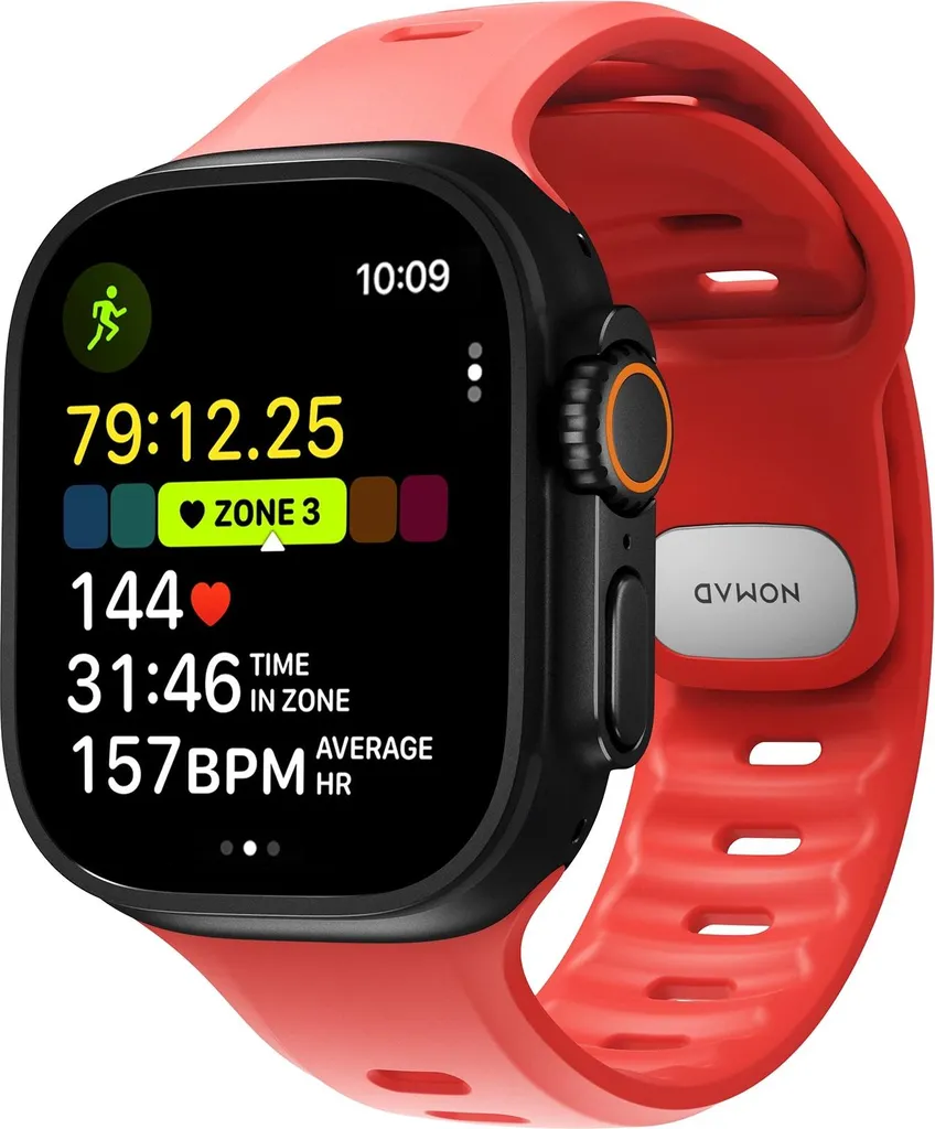 Bracelet étanche pour entraînement intense et quotidien en FKM 49mm
