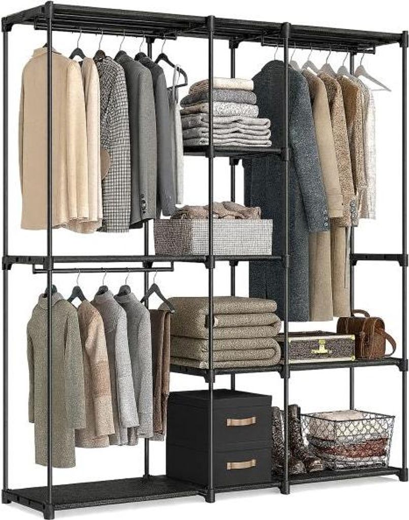 Offener Kleiderschrank - Freistehende Kleiderstange aus Produktbild 