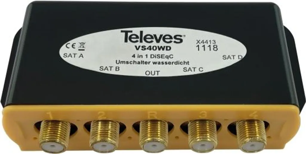 TELEVES VS40WD Umschalter DiSEqC 4 in 1 Impermeabile | Shop Online