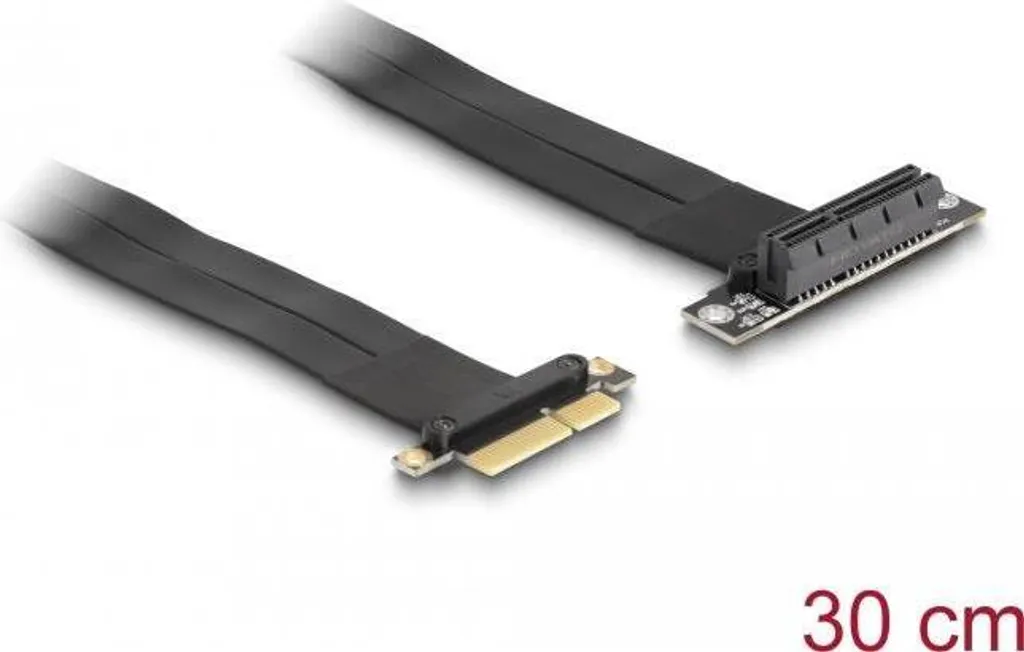 Riser PCIe x4 Delock 88025 - Soluzione 90° per Server Rack 1U/2U