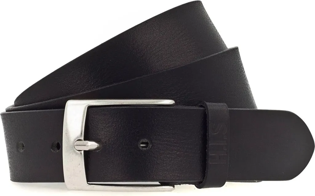 H.I.S Cintura in Pelle Nera 40mm W95 | Tradizione e Forza Maschile