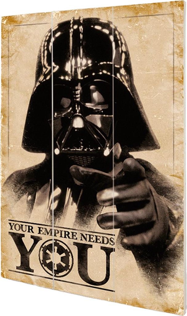 Star Wars - « Your Empire Needs You » Impression sur bois Image du produit 