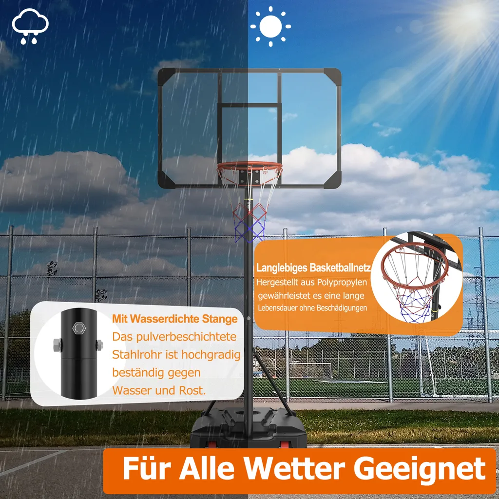 Panier de Basket Réglable : La Solution Mobile pour Jouer Partout Facilement - 4