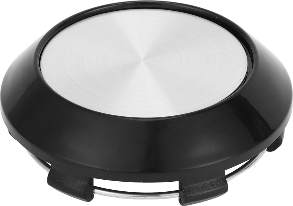 Radnabenabdeckungen Radkappen Felgenzentrumskappen OD: 70mm/2,76" Radkappen Radkappe Kunststoff Schwarz 1 Stück für Ford für BMW mit Silberfarbe...