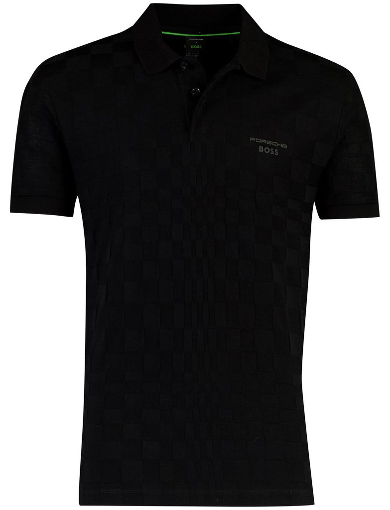 Poloshirt BOSS Green schwarz Porsche Linie