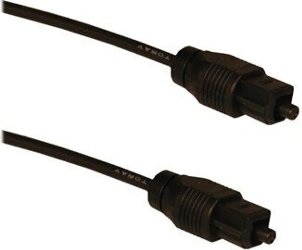 SPDIF Cavo 2 Metri Cavo Audio Ottico TOSLink SPDIF Da 2 Metri - Per Suono Surround, Collegamento Tra TV, Soundbar, Lettori Blu-ray Cavo Ottico Per Home Theater