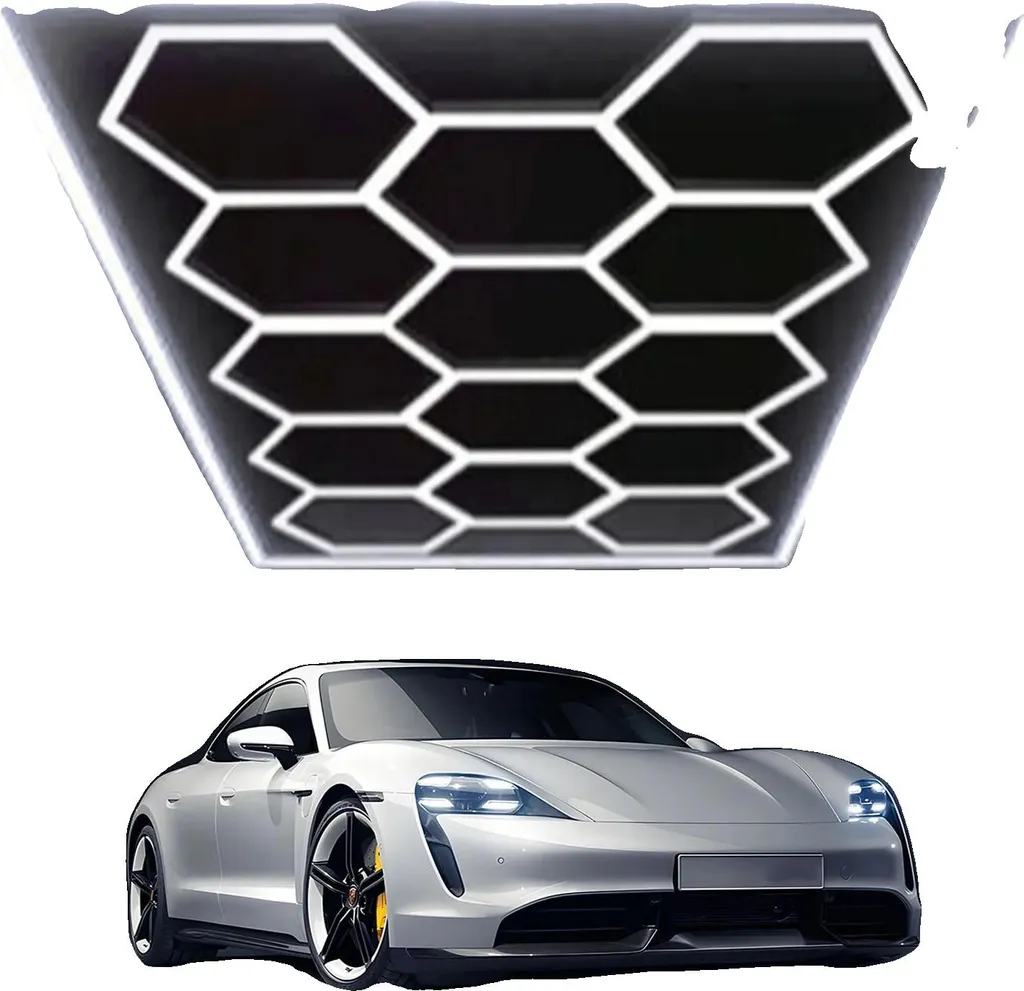 Plafonnier LED Hexagonal 680W : Stop aux Zones Sombres, Lumière 6500K