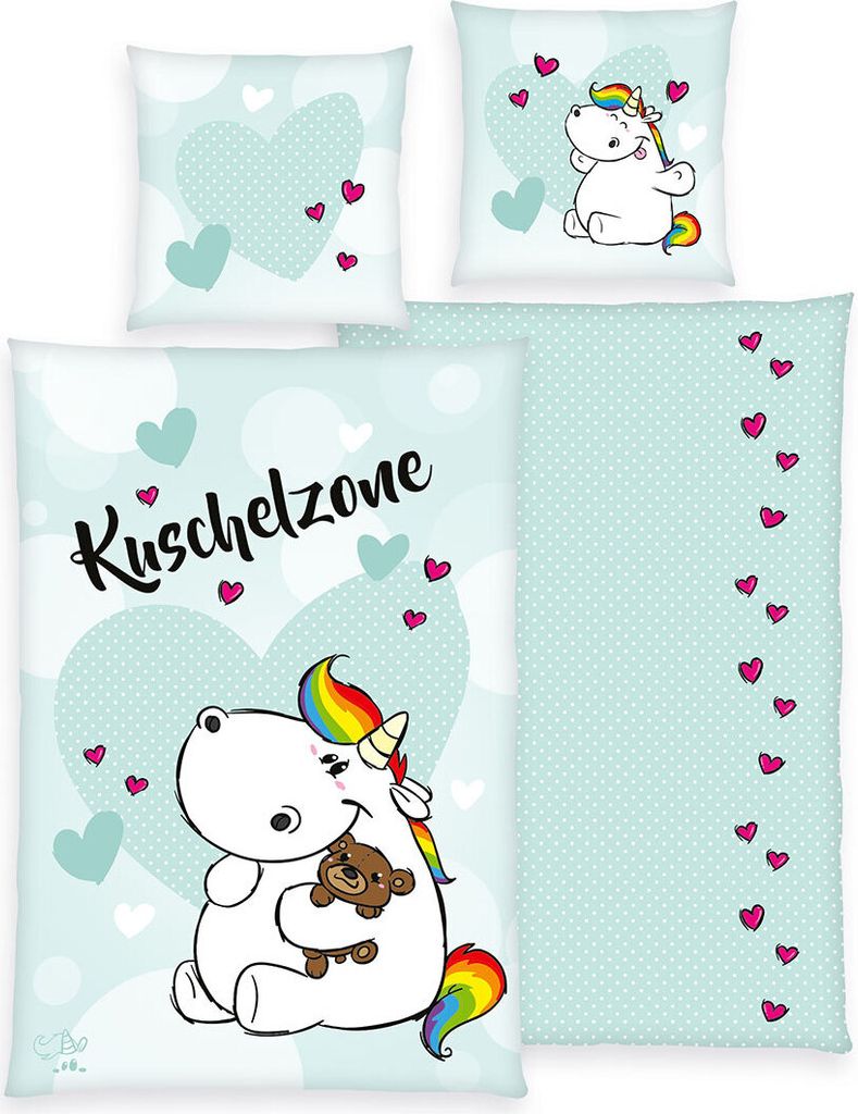 Pummeleinhorn Bettwäsche "Kuschelzone "