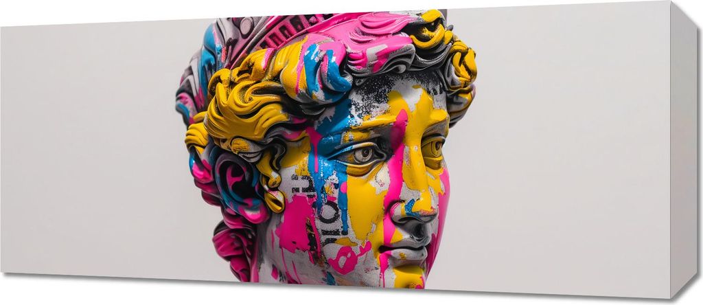 Bild 70x30cm Klassisch aber Bunt