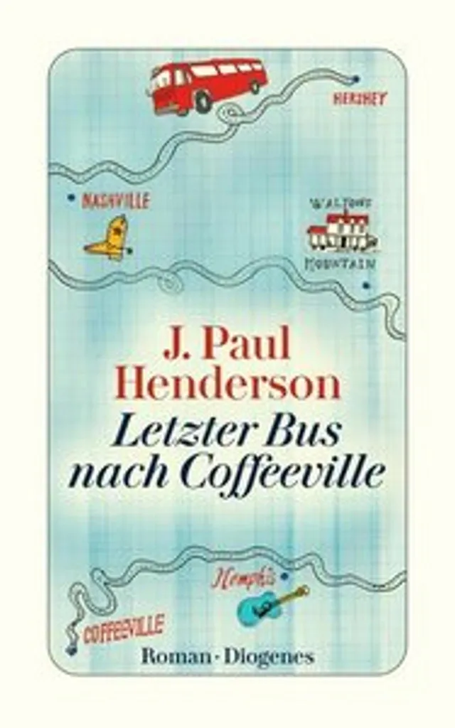 Livre Letzter Bus nach Coffeeville roman fiction en version allemande