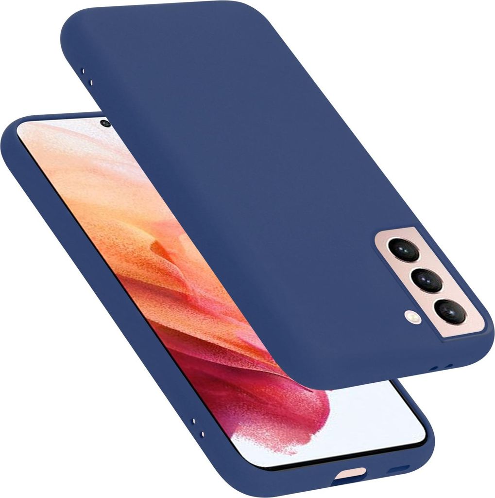 Cadorabo Schutzhülle für Samsung Galaxy S22 Hülle in Blau Handyhülle Case Cover TPU Etui