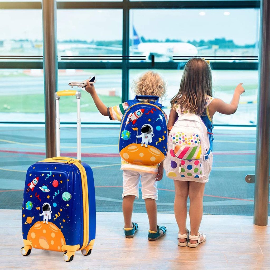 Pig Reisekoffer / Kinderrucksack Set 2-tlg Kindergepäck Reisen Kinder Urlaub 