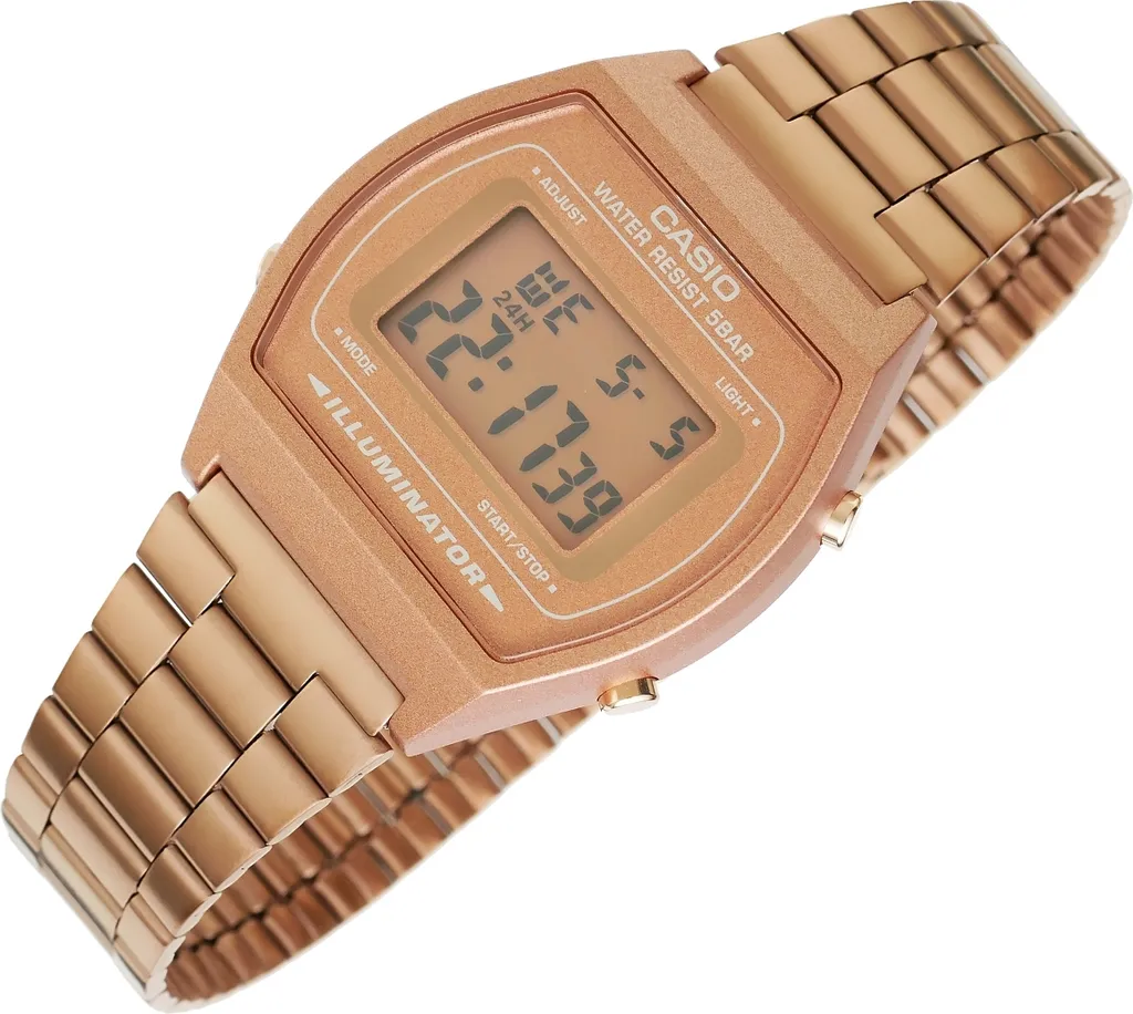 Casio B640WC-5AEF Orologio Digitale Unisex Oro Rosa - Collezione Vintage - 4