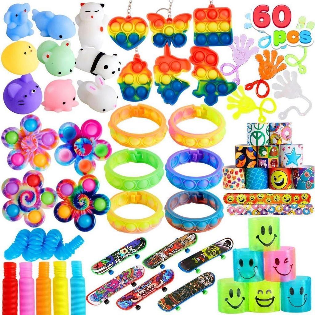 JOYIN 60-teiliges Kindergeburtstag Mitgebsel Set, Fidget Produktbild 