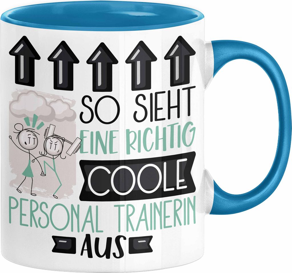 Personal Trainerin Geschenk Tasse Lustig Geschenkidee für Personal Trainerin Geburtstag So Sieht Eine Richtig Coole Personal Trainerin Aus Frauen ...