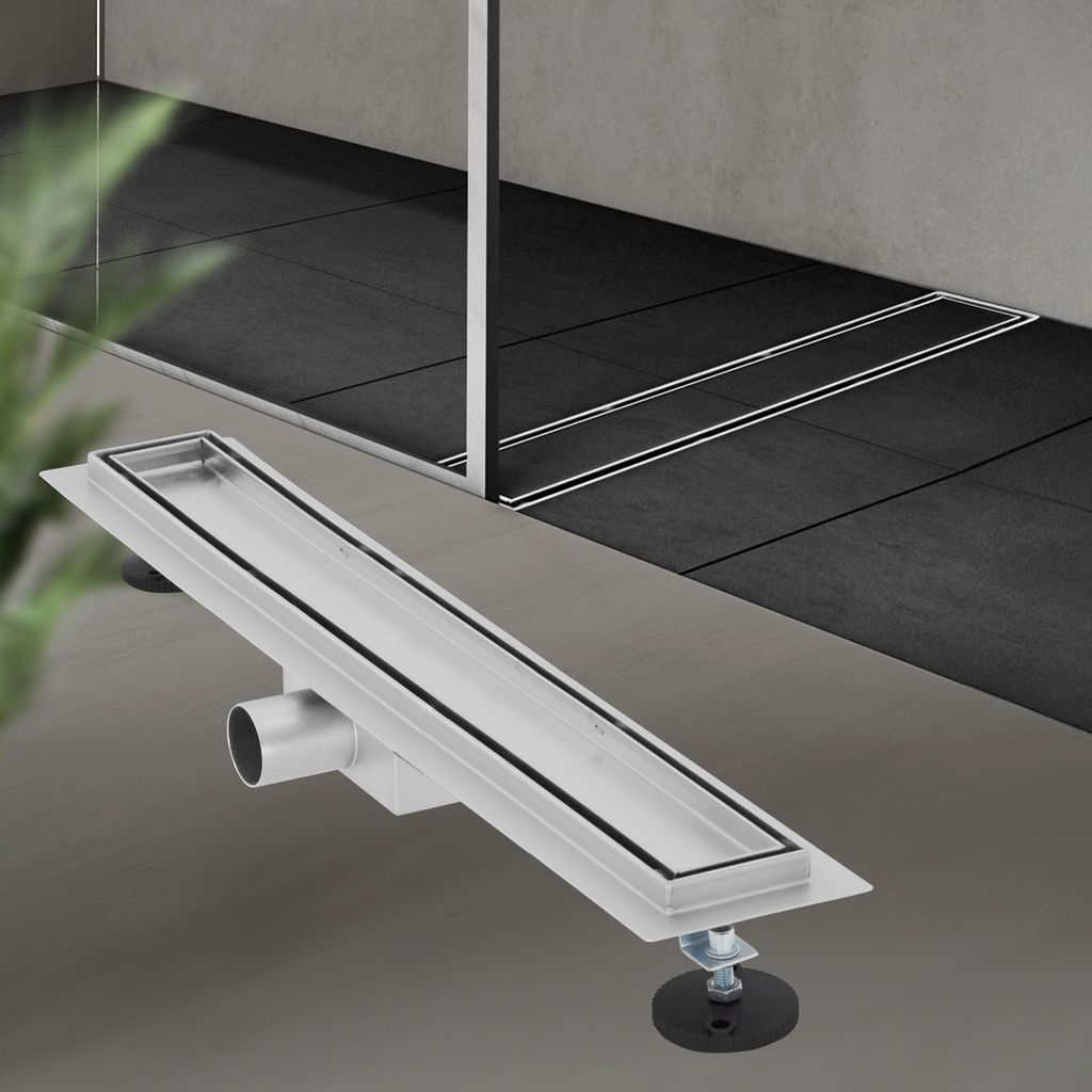 LuxeBath sprchový žľab 2v1 z nehrdzavejúcej ocele, 60 cm, Obrázok produktu 