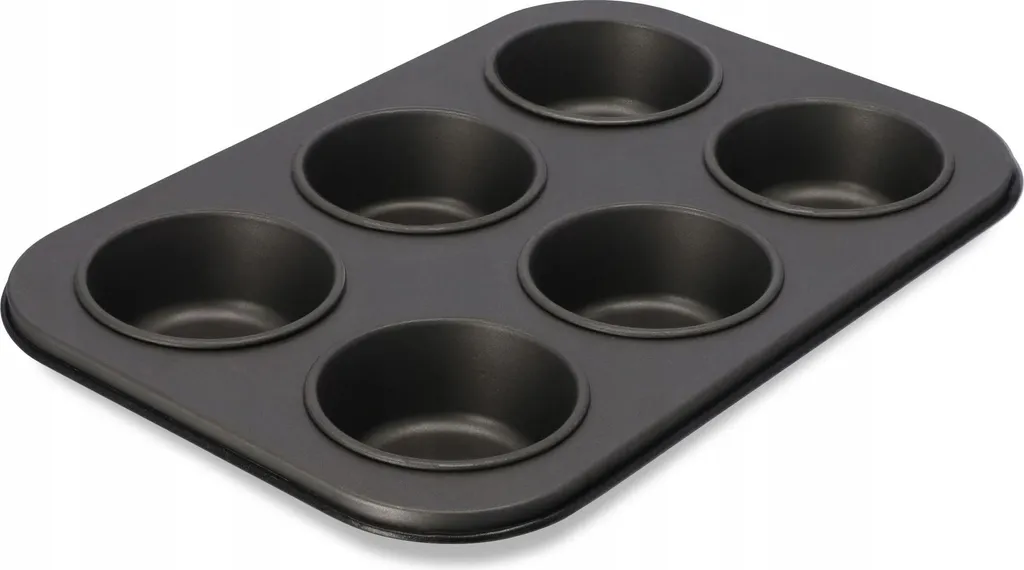 Stampo Muffin Metallo Argento Antiaderente - Teglia Professionale Cupcake