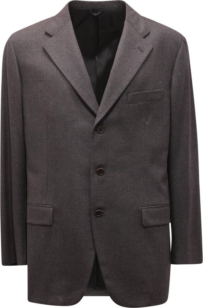 0984AU abito uomo BURBERRY man wool suit grey