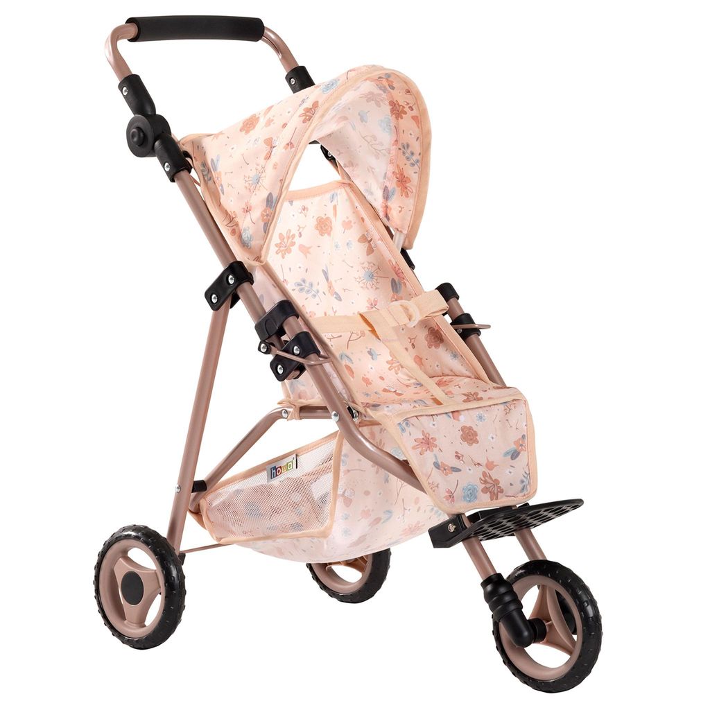 Howa Poppenbuggy "Miniflowers" – Poppenwagen, geschikt voor Productafbeelding 