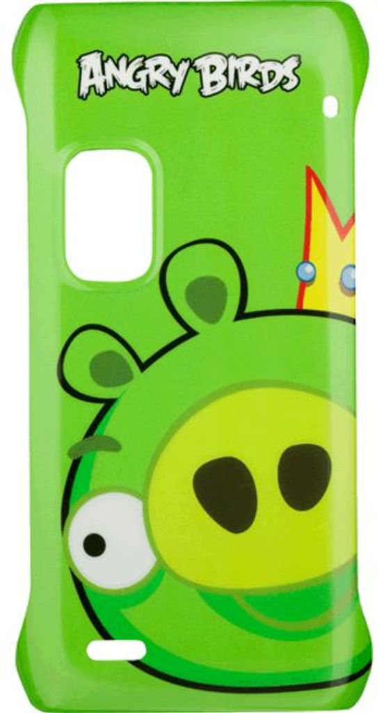 Nokia CC-5001 Hard Cover Angry Birds für E7 grün