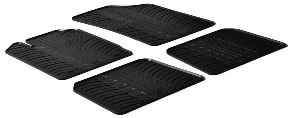 Tapis caoutchouc Renault Thalia 1999-2012 Gledring à bords relevés