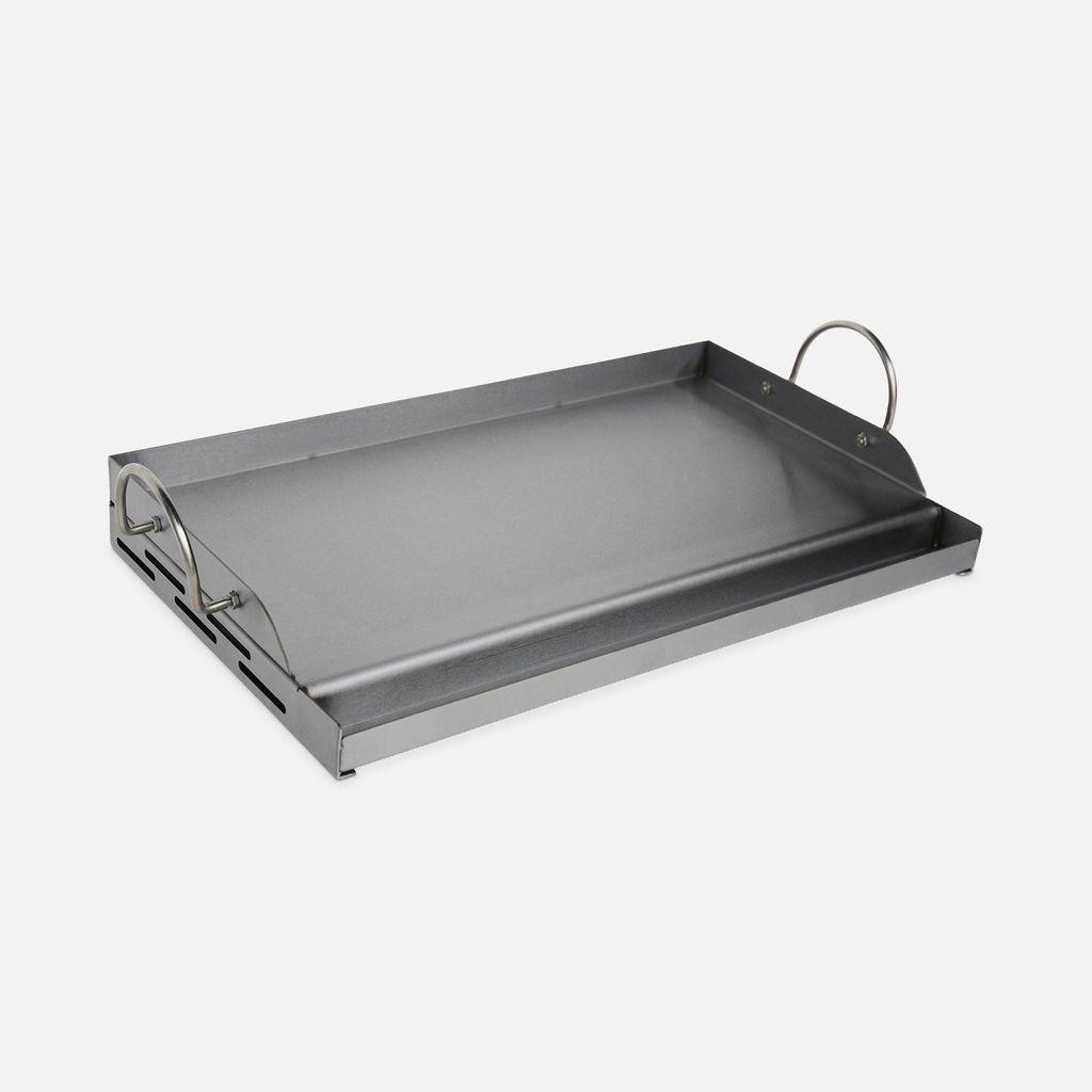 sweeek - Piastra per grigliare, 55 cm - Acciaio Immagine del prodotto 
