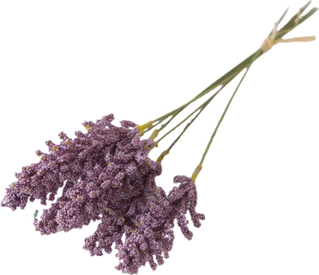 1 Bouquet gefälschte Lavendel Nicht verblüffende frisch weckende künstliche blumblumenhaushalte künstliche Blumen für Zuhause-Lila