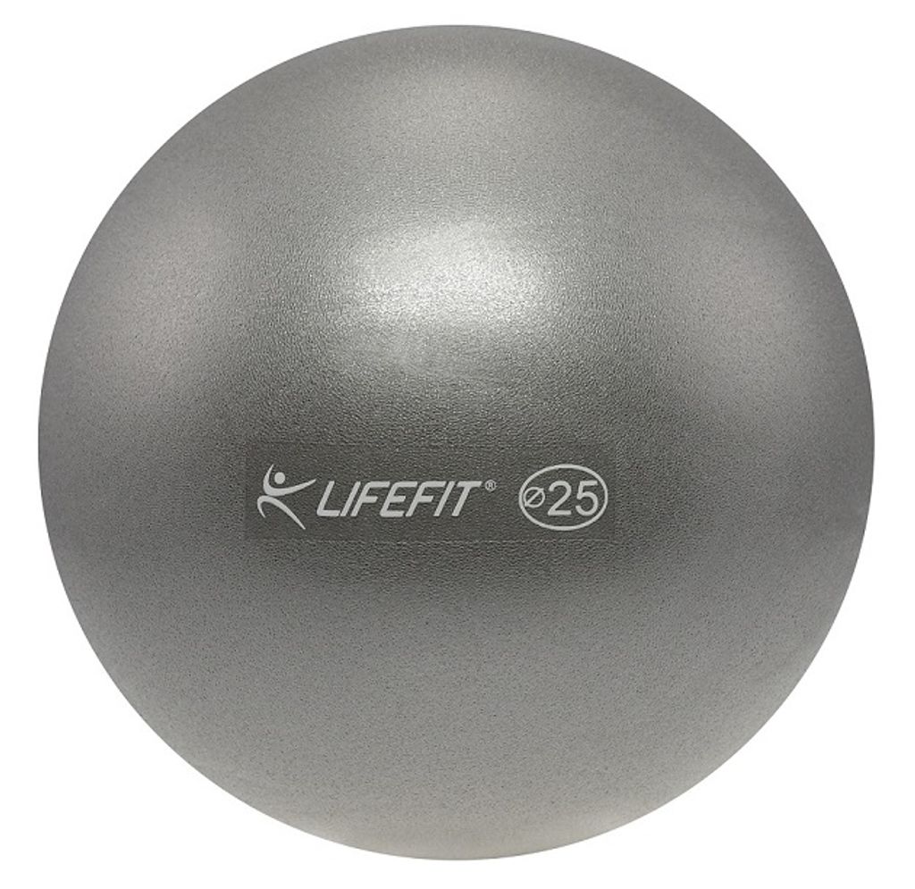 Míč OVERBALL LIFEFIT® 25cm, stříbrný Obrázek produktu 