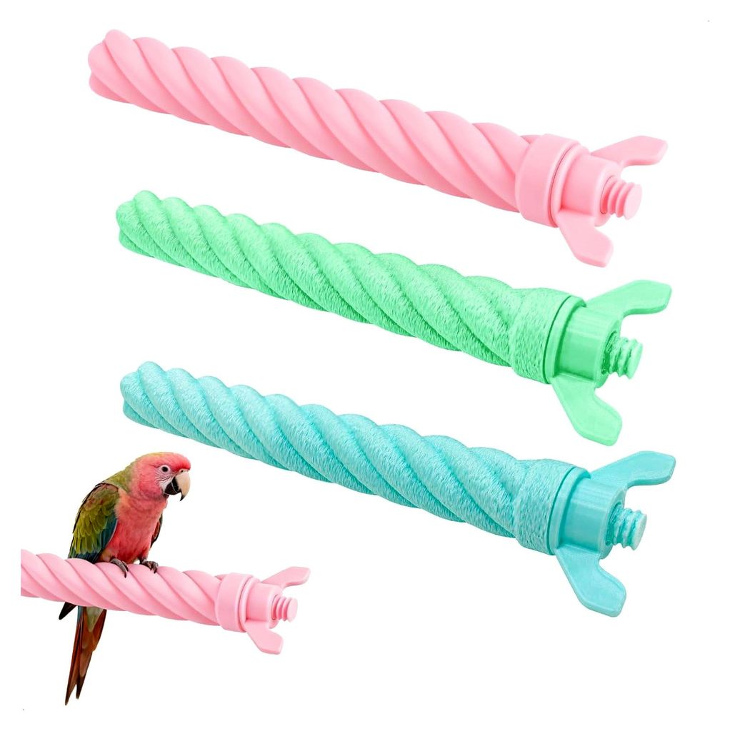 Vogelspielzeug für Wellensittiche, Einzigartiges Twist-Design, Schaukel für Vögel, geeignet für Nymphensittiche, Kanarienvögel, Agaporniden un...