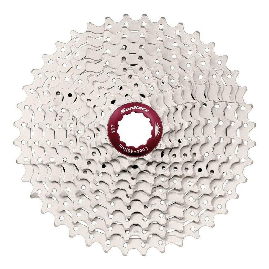 Kaseta SunRace CS-MX3-TAY - 11-42z, srebrna (10s) Zdjęcie produktu 