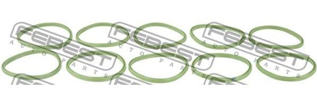 FEBEST RINGAH-002-PCS10 Dichtung, Ladeluftschlauch OE 1J0145117E kompatibel mit A1 8X, A3 8L, A3 8P, A4 8E, A4 8H, A6 4B, A6 4F, Q3, Q7, TT, Octavi...