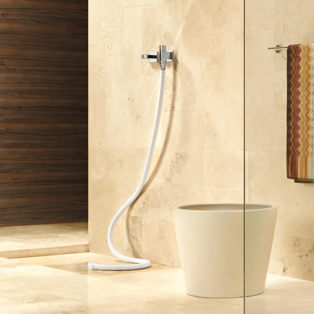 Coude de sortie murale pour douche Kneipp avec support de douchette - 4