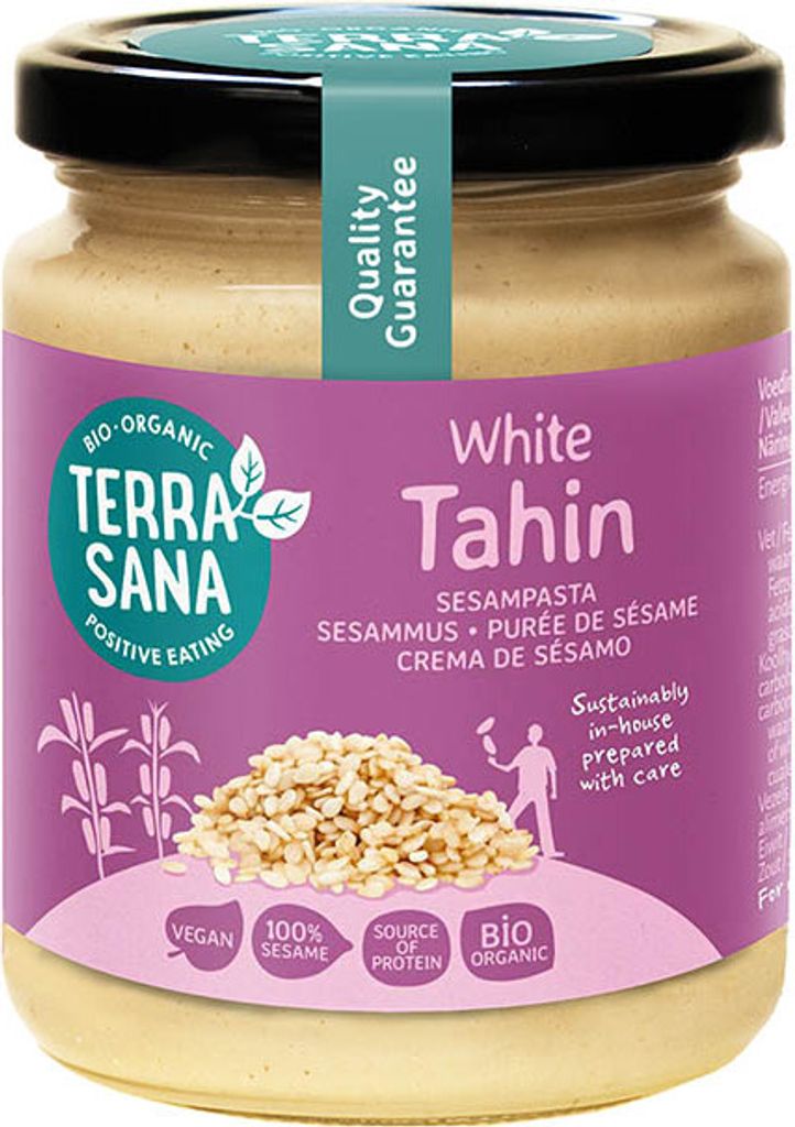 BIELE TAHINI (SEZAMOVÁ PASTA)250 g - TERRASANA Obrázok produktu 