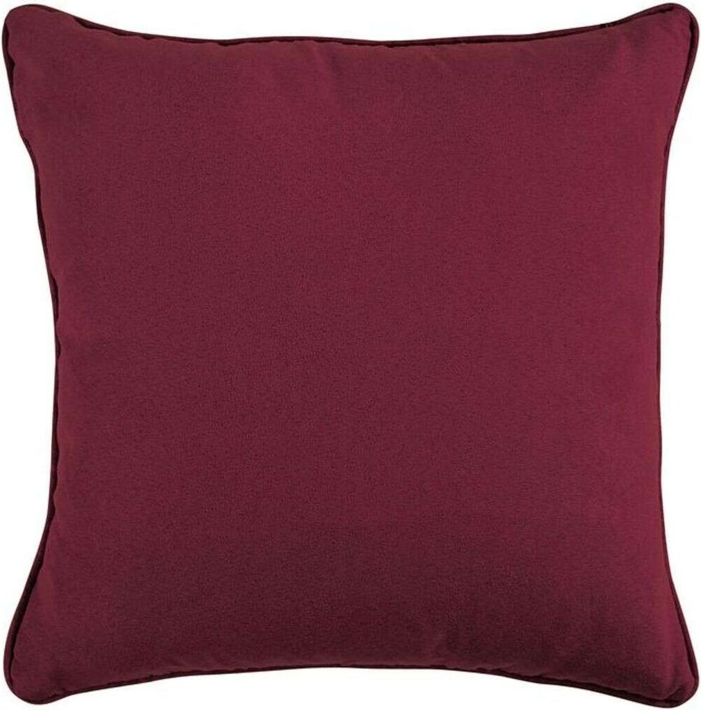Cuscino in suedette rosso borgogna 40x40 Immagine del prodotto 